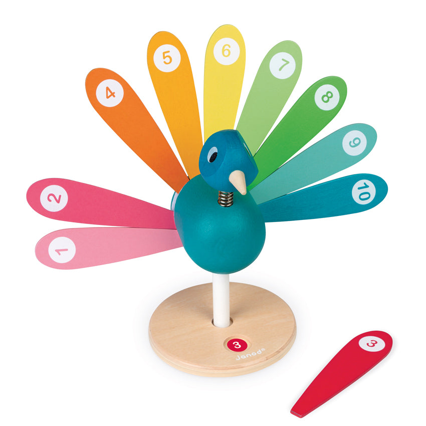 Counting Rainbow Peacock | Janod