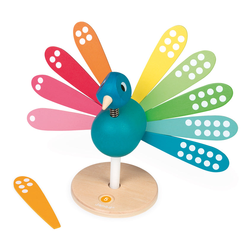 Counting Rainbow Peacock | Janod
