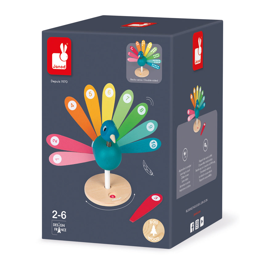 Counting Rainbow Peacock | Janod
