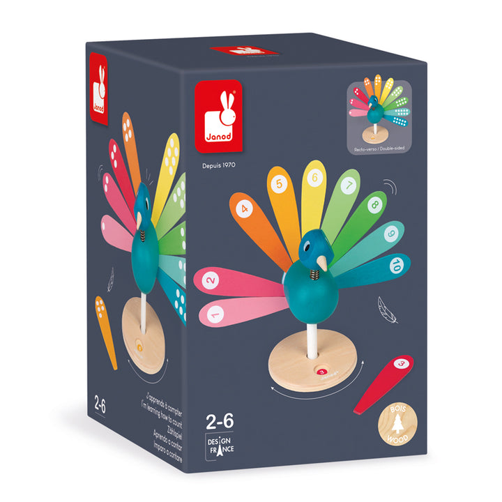 Counting Rainbow Peacock | Janod