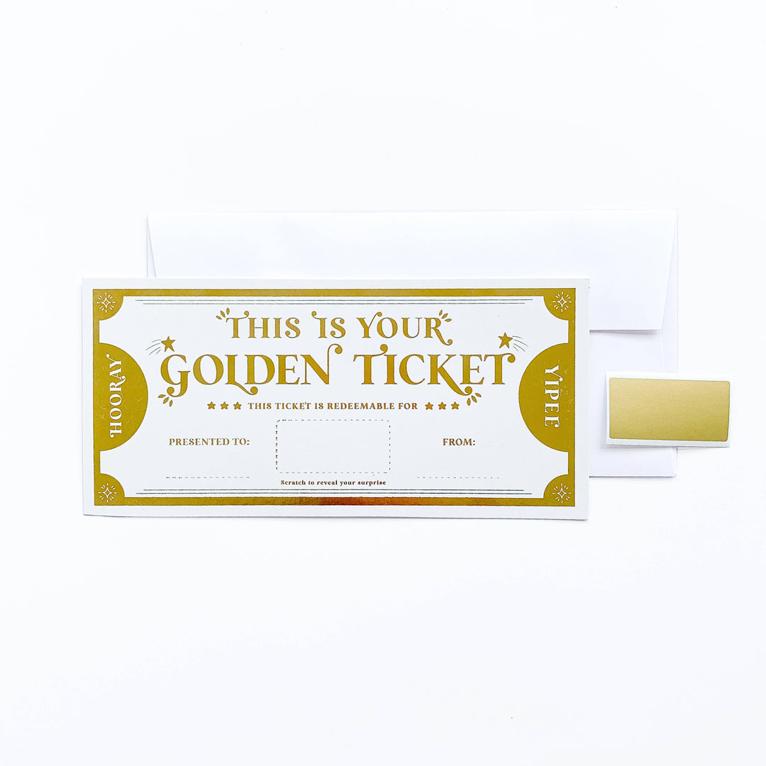 Scratch-off | Golden Ticket Gift Voucher