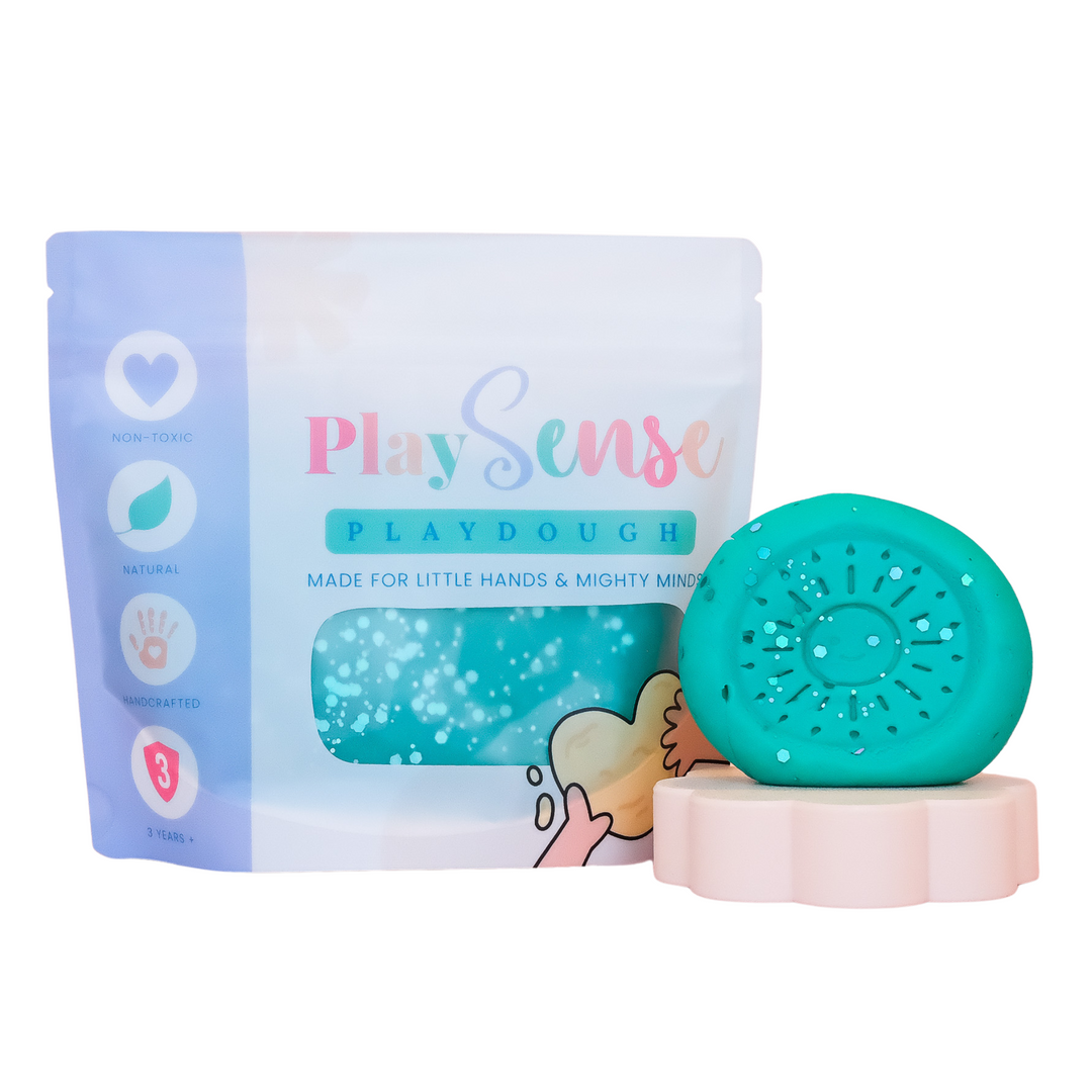 Glitter Dough | Teal | Sour Lolly Scented