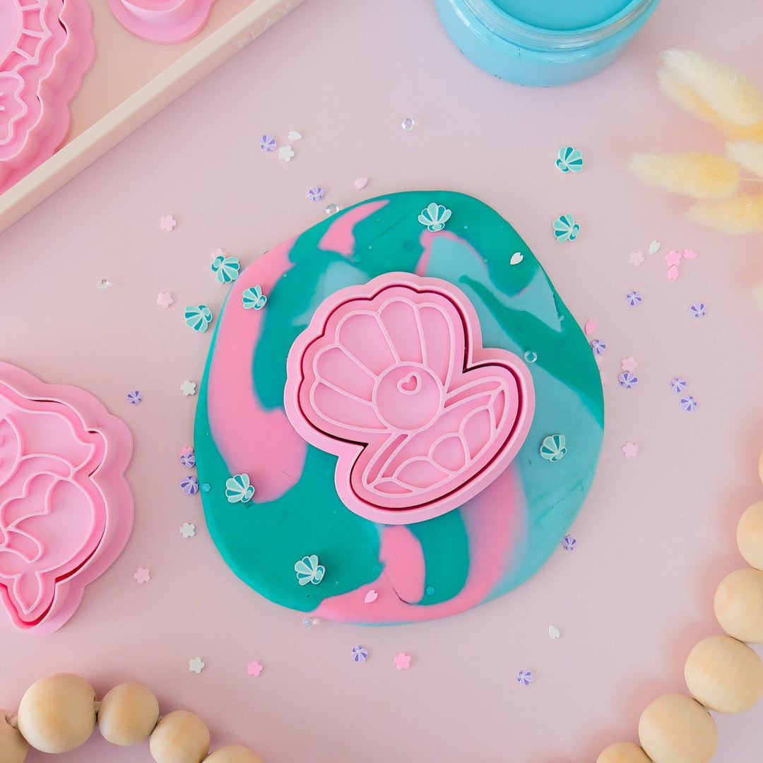 Eco Playdough Stamp | Mermaid Shell