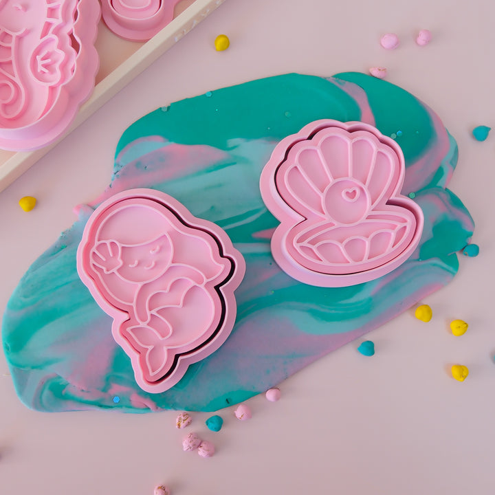 Eco Playdough Stamp | Mermaid Shell