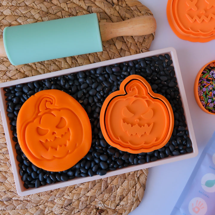 Eco Playdough Stamp | Halloween | Pumpkin Two