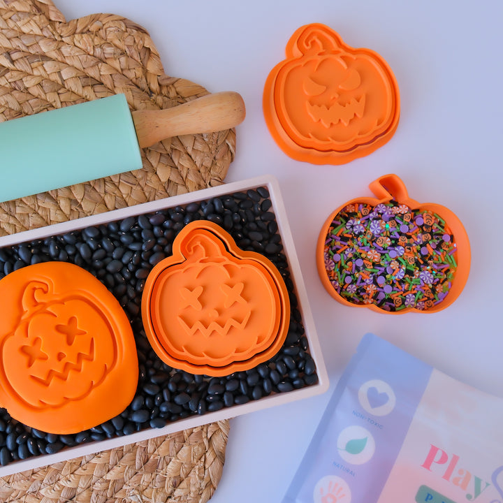 Eco Playdough Stamp | Halloween | Pumpkin One