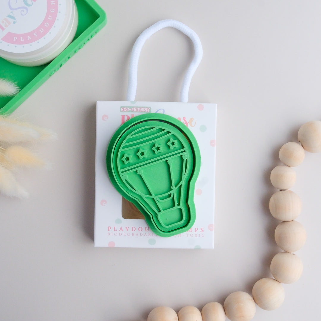 Eco Playdough Stamp | Hot Air Balloons