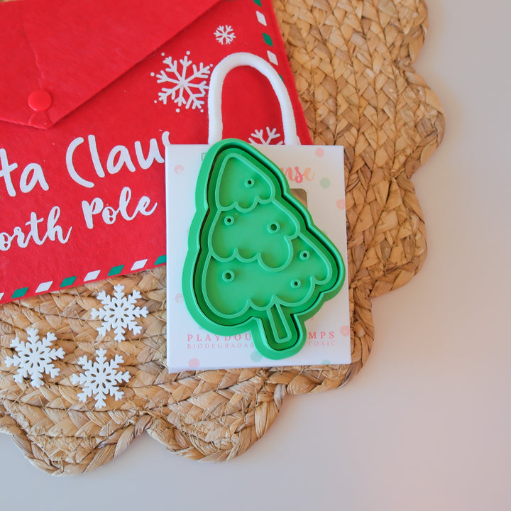 Eco Playdough Stamp | Christmas | Christmas Tree One