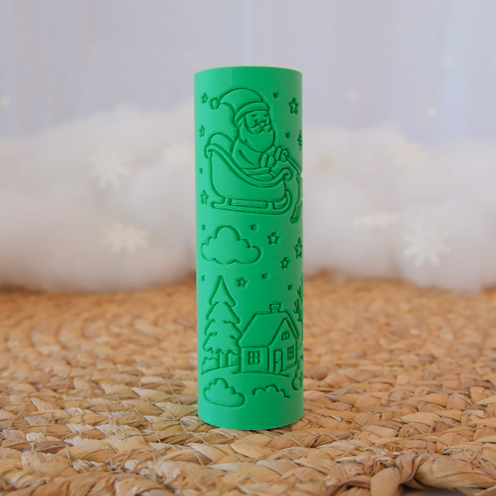 Eco Textured Roller | Christmas | Santa Story Scene