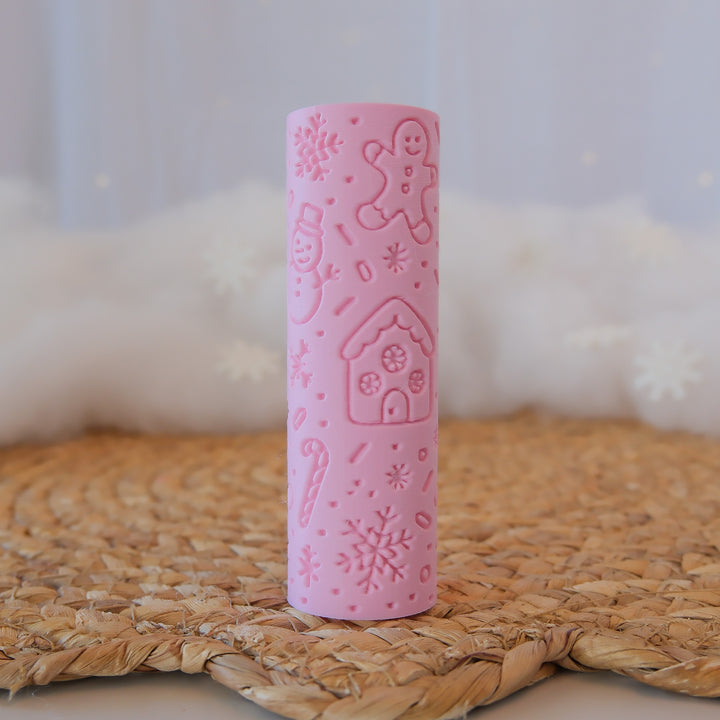 Eco Textured Roller | Christmas | Candy Cane Lane