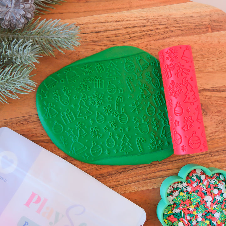 Eco Textured Roller | Christmas | Hide & Seek Elf