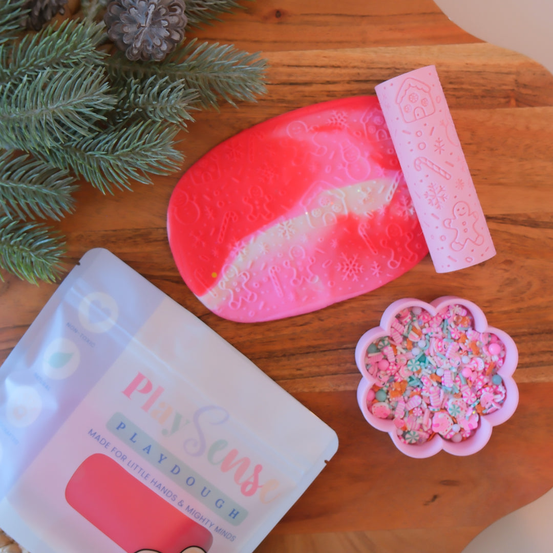 Eco Textured Roller | Christmas | Candy Cane Lane