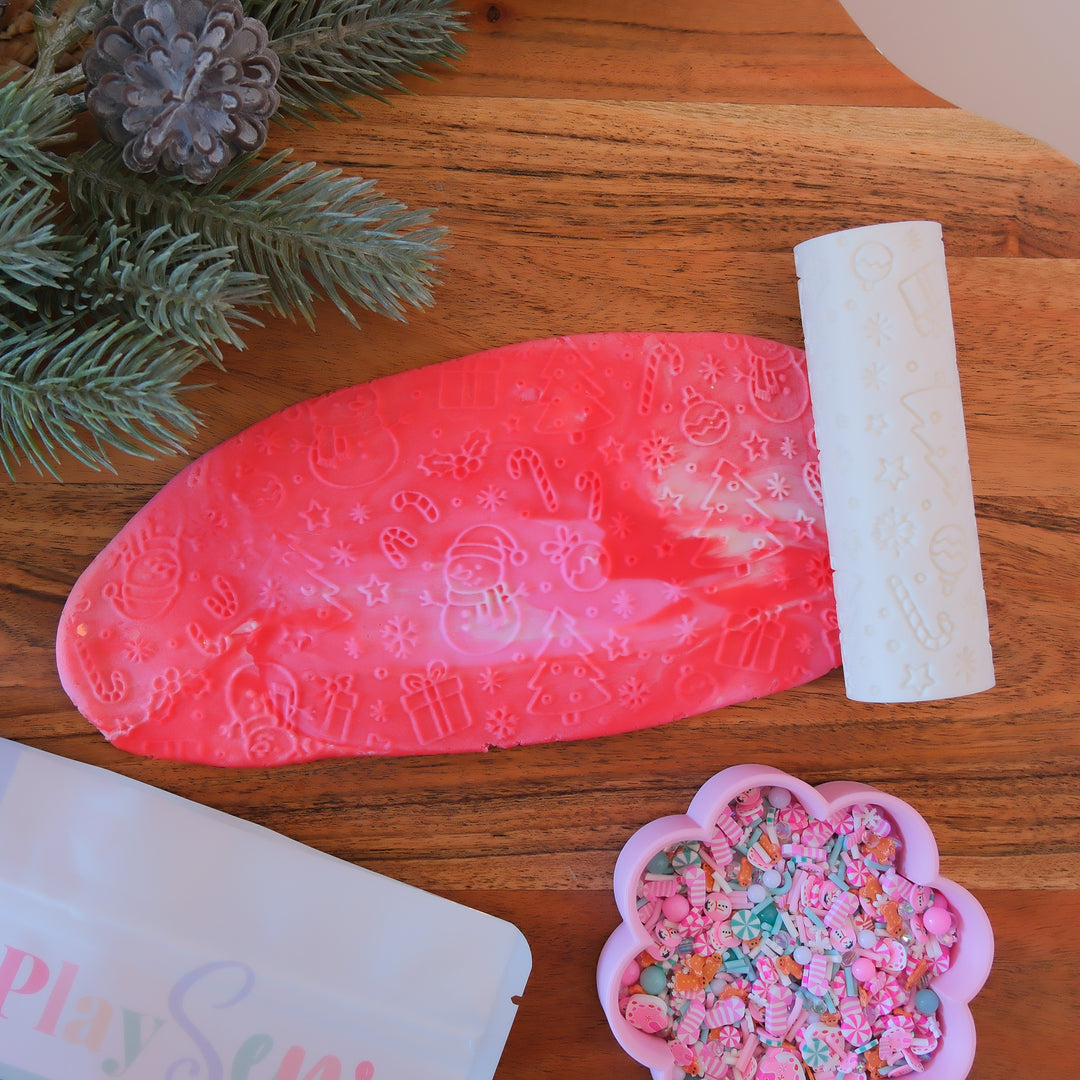 Eco Textured Roller | Christmas | Frosty Snowman