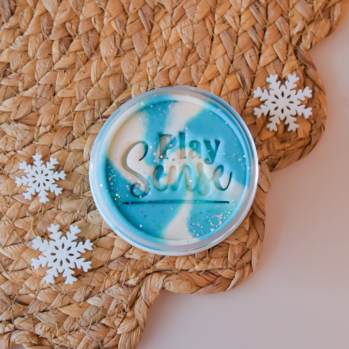 Christmas Playdough | Winter Duo | Fresh Mint Scented