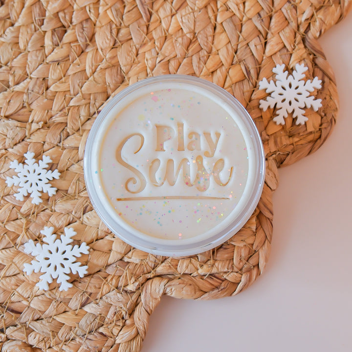 Christmas Playdough | Snowman White | Sherbet Scented