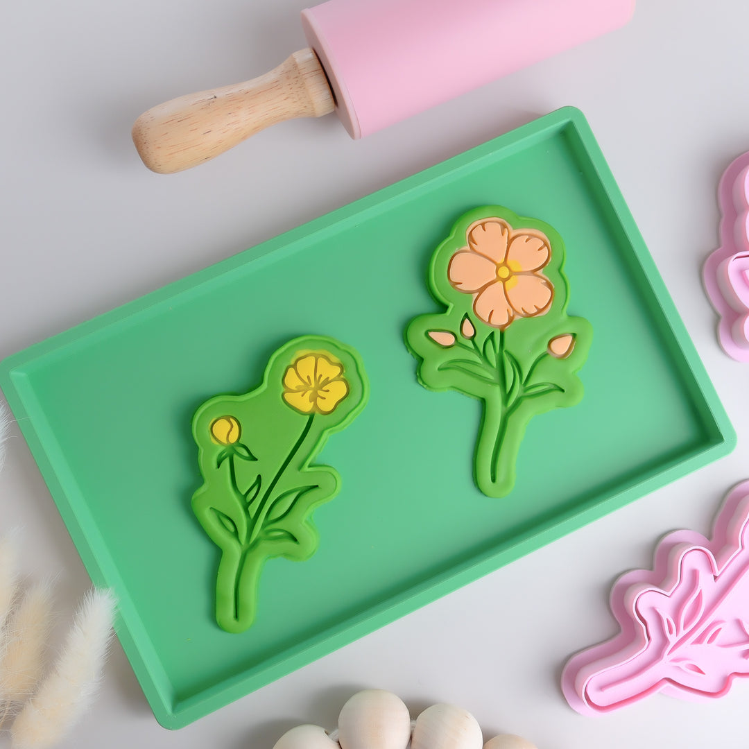 Eco Playdough Stamp | Flowers