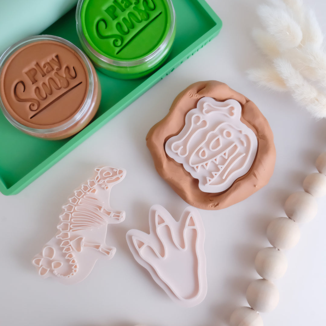 Eco Playdough Stamp | Dinosaurs