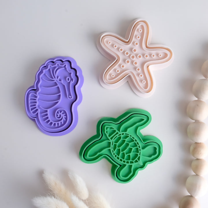 Eco Playdough Stamp | Beach & Sea Life