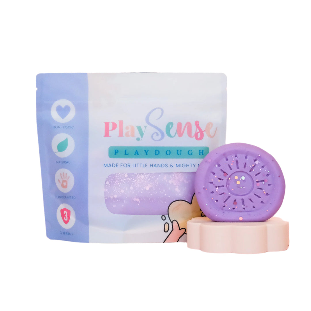 Glitter Dough | Pastel Purple | Bubblegum Scented