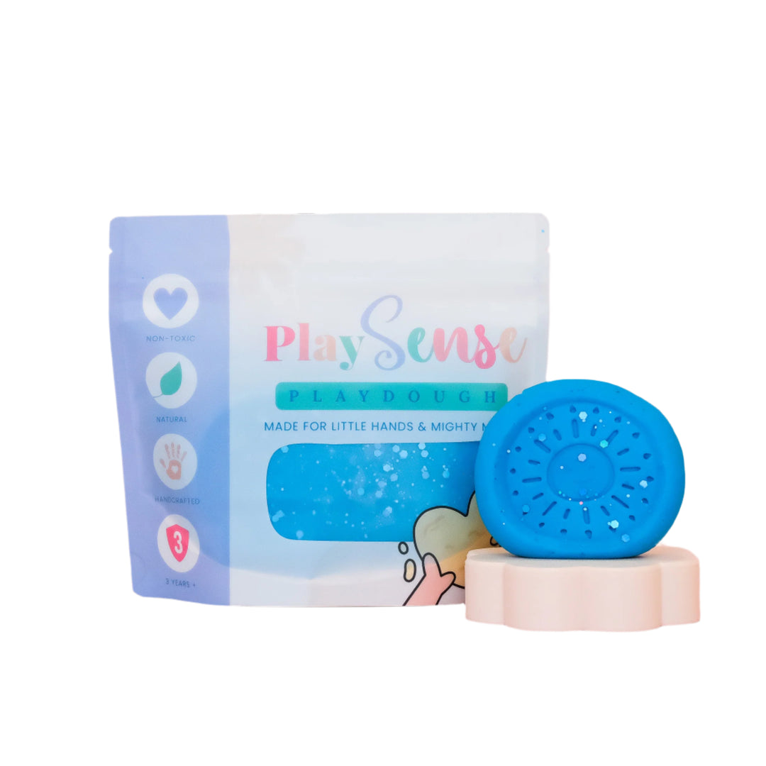 Glitter Dough | Blue | Blue Slushie Scented