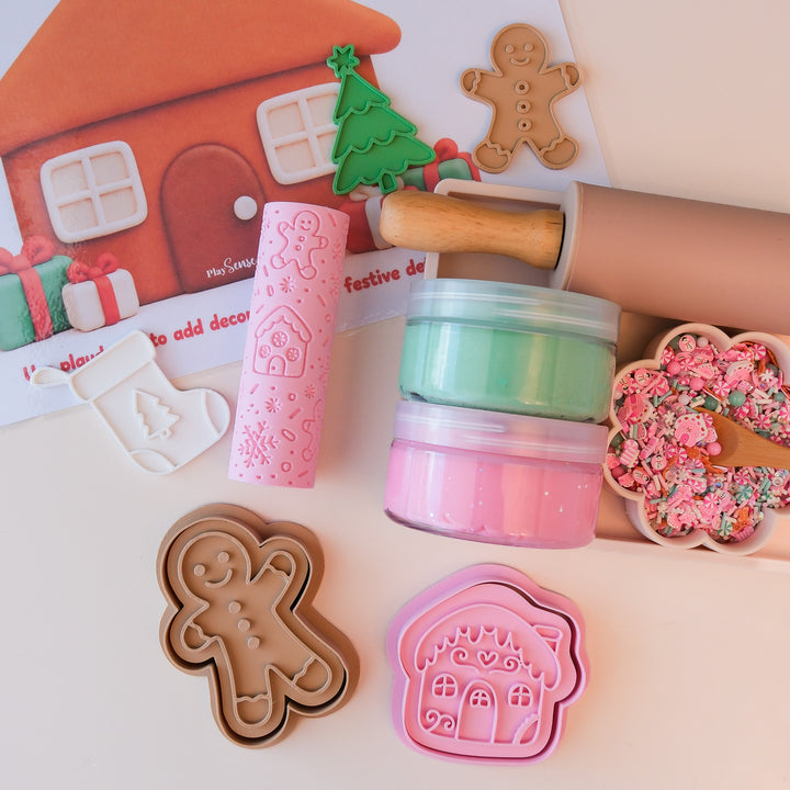 Gingerbread Village | Playdough Gift Set