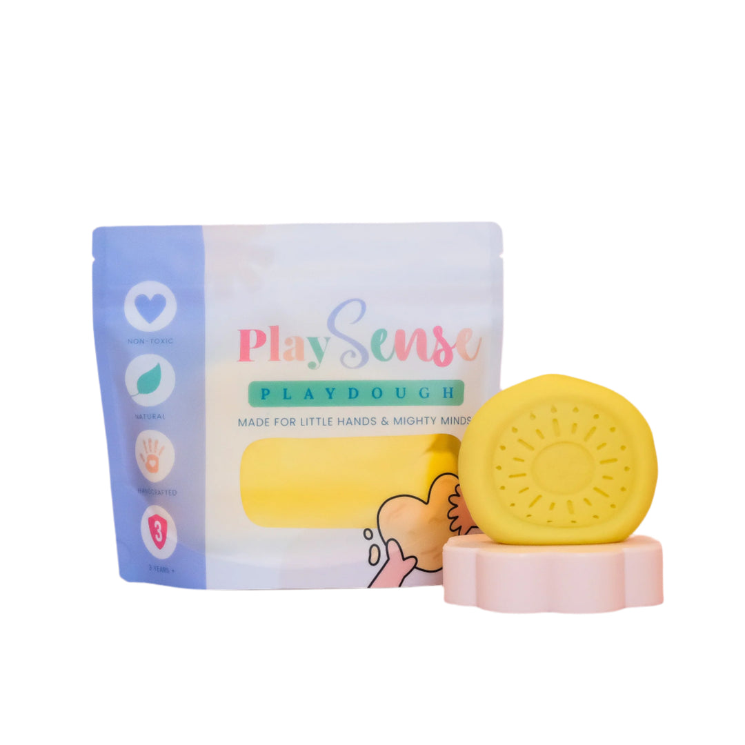 Play Sense Dough | Pastel Yellow | Banana Paddlepop Scented