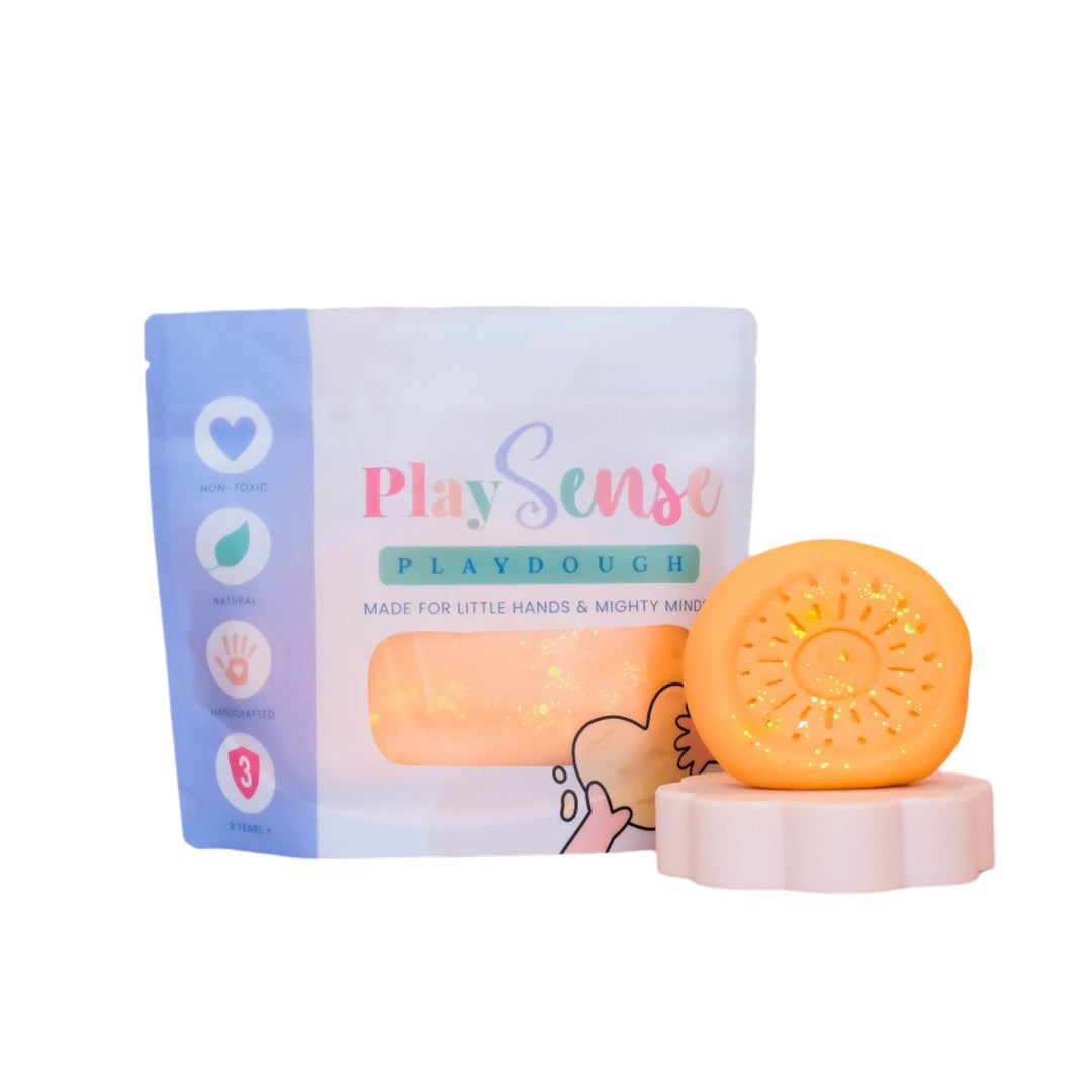 Glitter Dough | Peach | Fruit Salad Scented