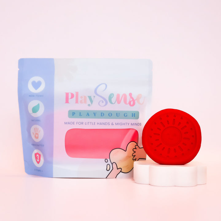 Play Sense Dough | Bright Red | Cherry Scented