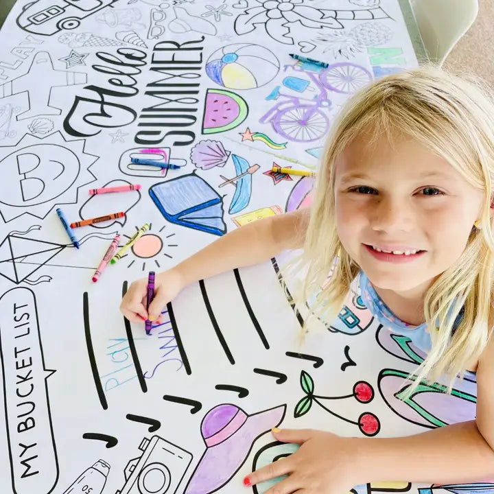 Colouring Tablecloth | Summer Fun