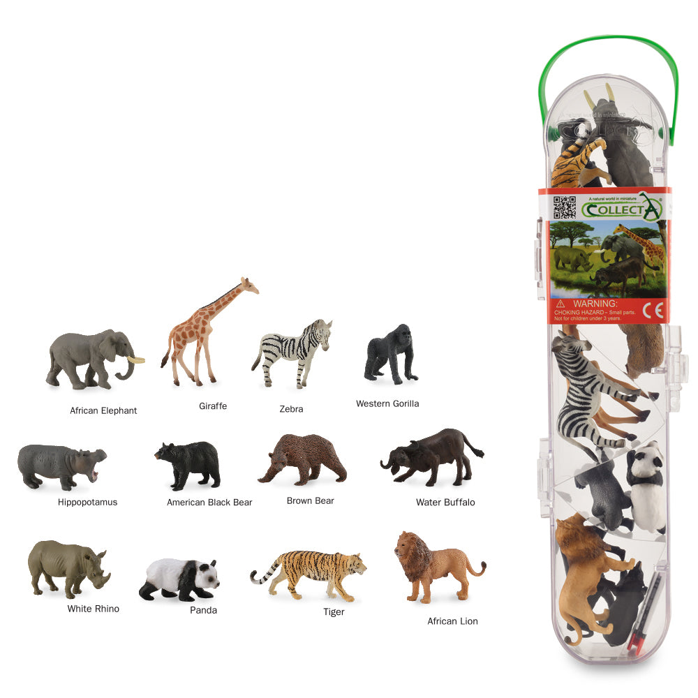 CollectA Tube | Wild Life A | 12 Piece