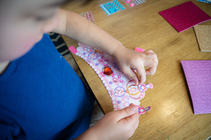 Do It Yourself Like A Princess Tiaras (Mosaic Stickers)