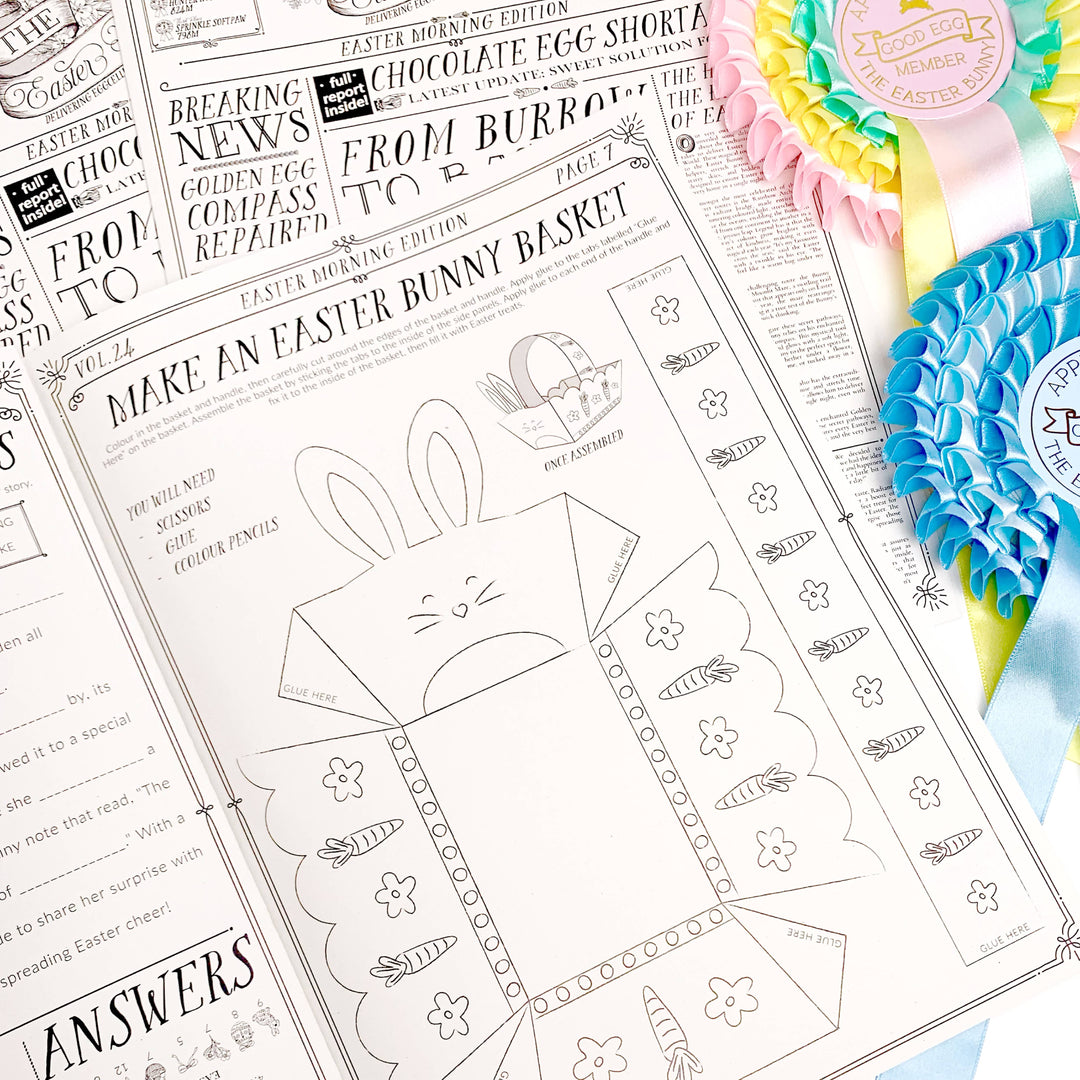 Easter Newspaper Activity Booklet - Set of 2