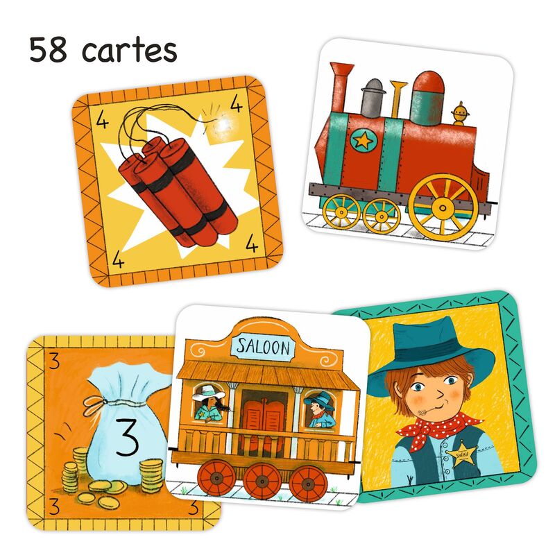 Golden Train Memory Card Game