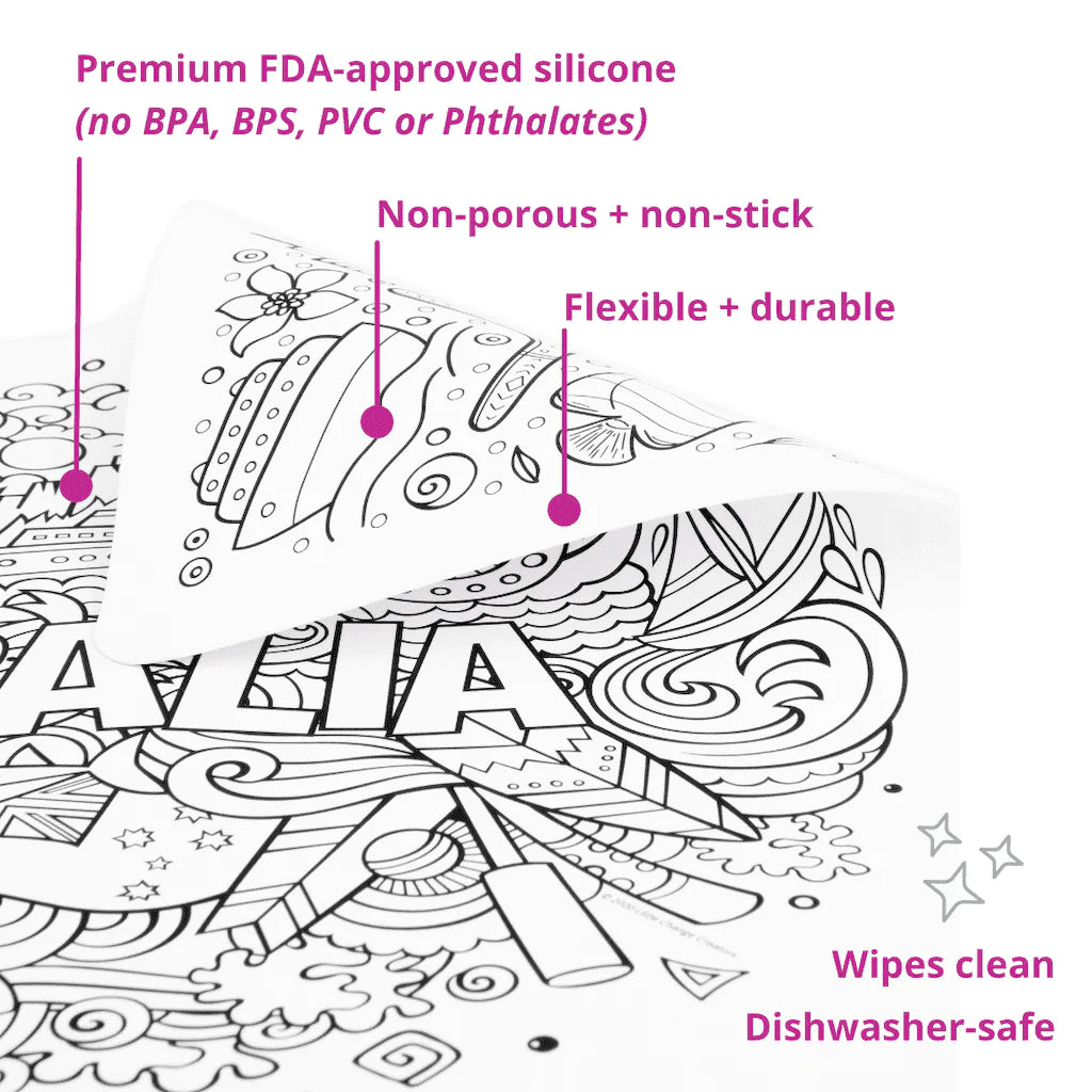 Australia | Re-FUN-able colouring set