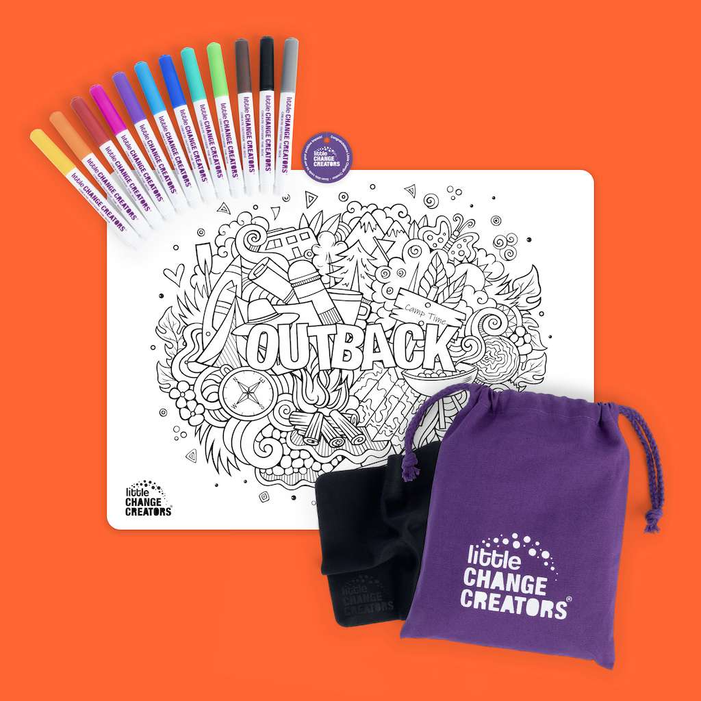 Outback | Re-FUN-able colouring set