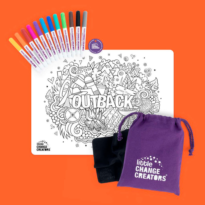 Outback | Re-FUN-able colouring set