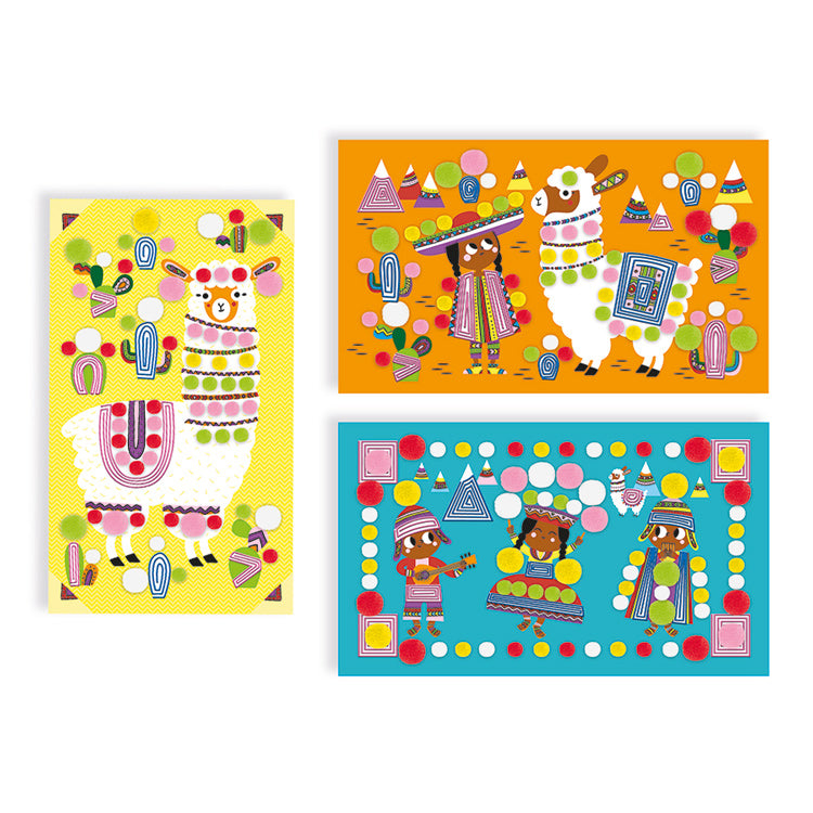 Llama Pom Poms | Activity Set