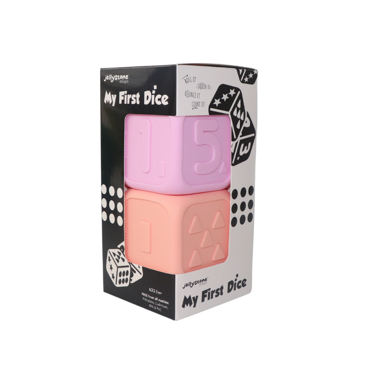 My First Dice | Bubblegum & Peach